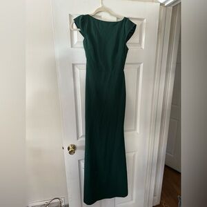 Lulu's Forest Green Maxi Dress